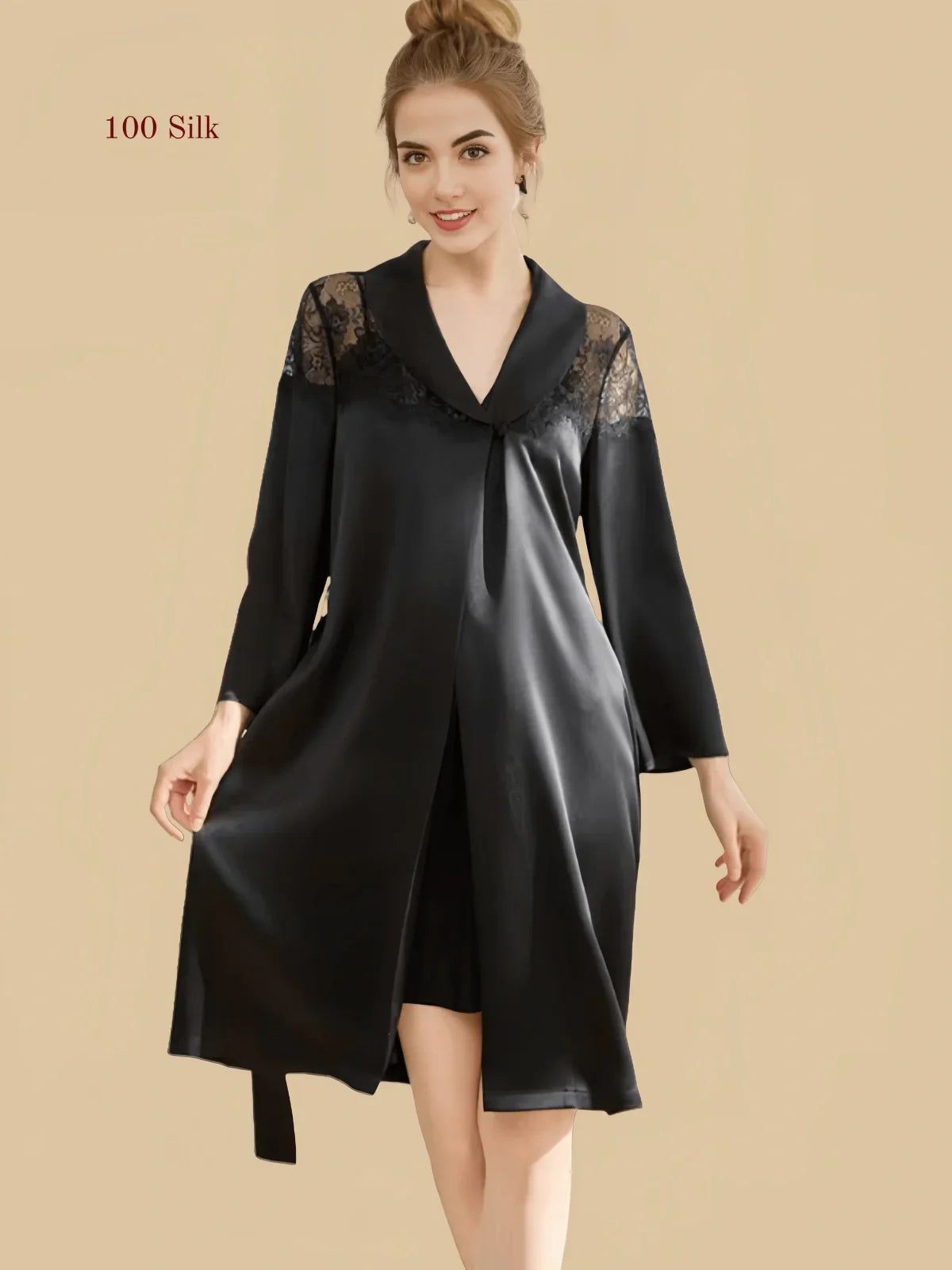 100% Mulberry Silk 19Momme Women&