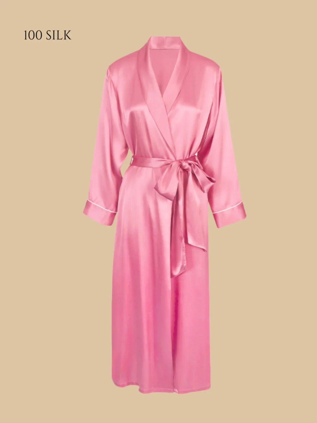 100% Mulberry Silk 16Momme Long Sleeve Women&